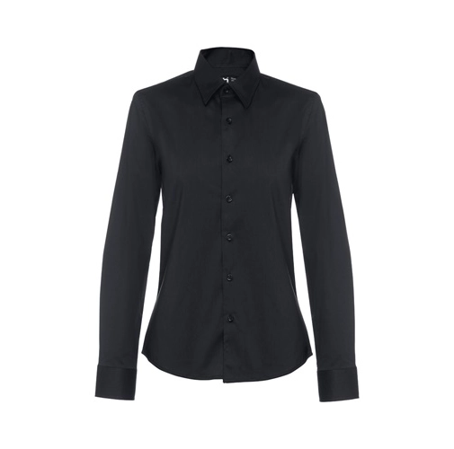 black THC PARIS WOMEN. Camisa de popelina para mujer