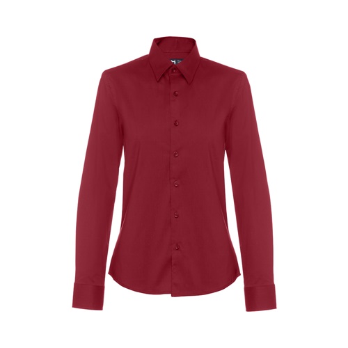 burdeos THC PARIS WOMEN. Camisa de popelina para mujer