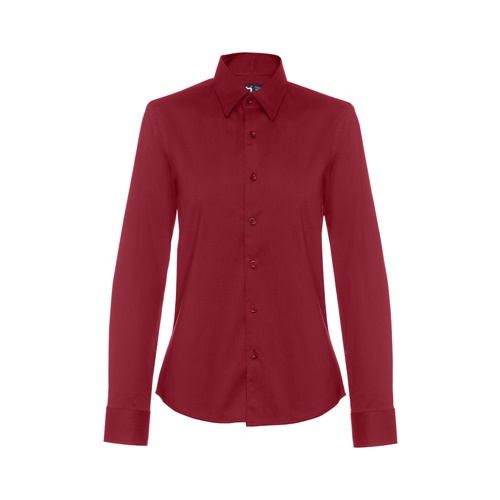 burdeos THC PARIS WOMEN. Camisa de popelina para mujer
