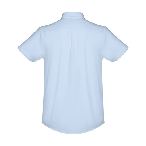 azul claro THC LONDON. Camisa oxford para hombre