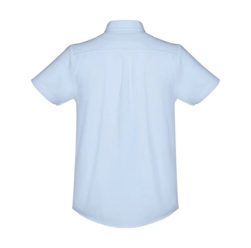 azul claro THC LONDON. Camisa oxford para hombre