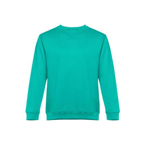 verde turquesa THC DELTA. Sudadera unisex