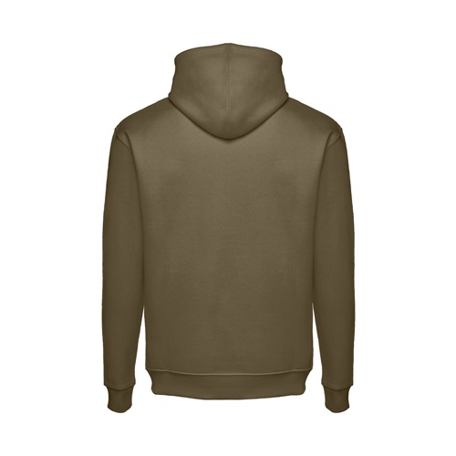 verde militar THC PHOENIX. Sudadera unisex, con capucha