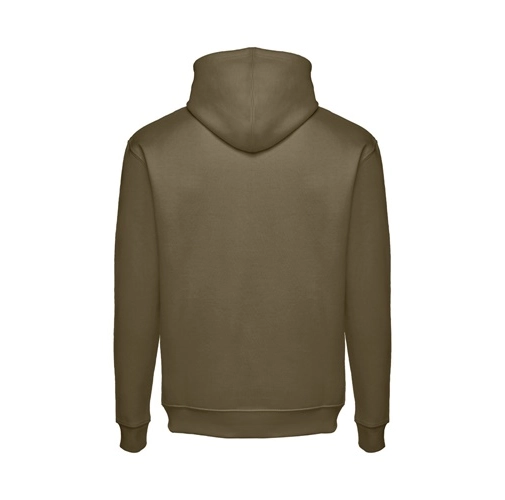 verde militar THC PHOENIX. Sudadera unisex, con capucha