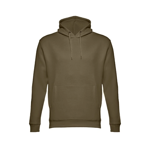 verde militar THC PHOENIX. Sudadera unisex, con capucha