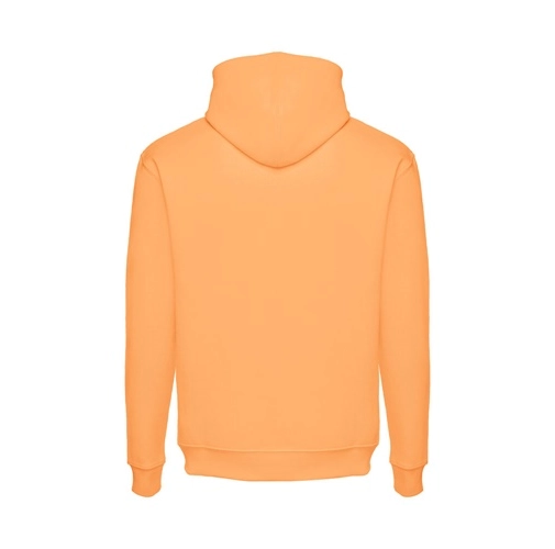 naranja coral THC PHOENIX. Sudadera unisex, con capucha