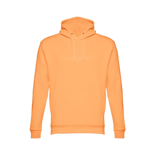 naranja coral THC PHOENIX. Sudadera unisex, con capucha