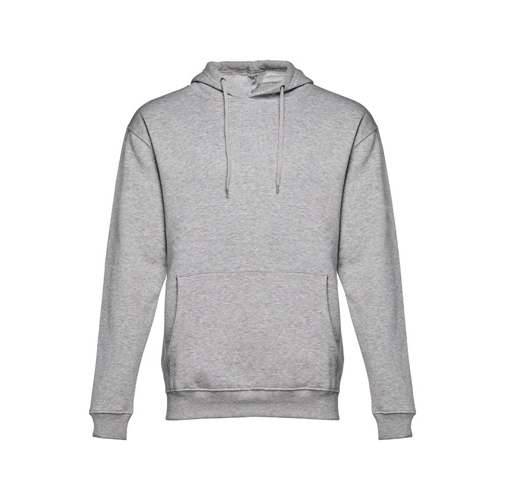 gris claro matizado THC PHOENIX. Sudadera unisex, con capucha