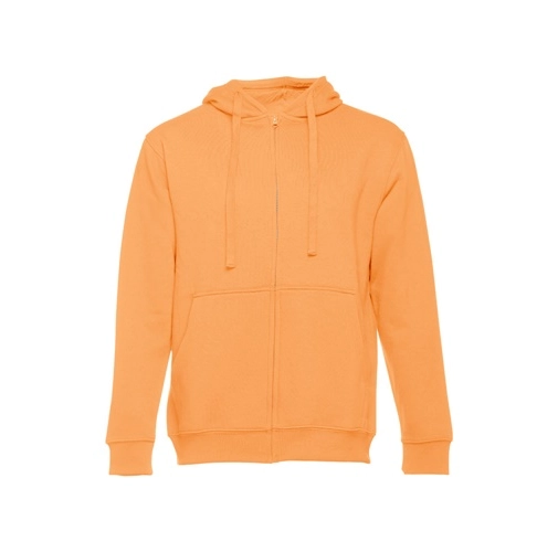 lila THC AMSTERDAM. Sudadera para hombre, con cremallera y capucha