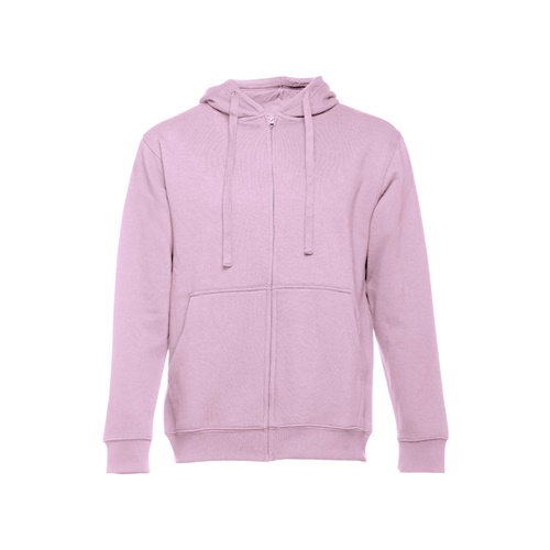 lila THC AMSTERDAM. Sudadera para hombre, con cremallera y capucha