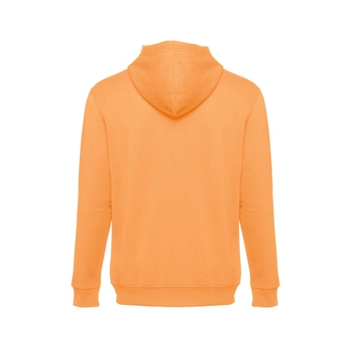 naranja coral THC AMSTERDAM. Sudadera para hombre, con cremallera y capucha