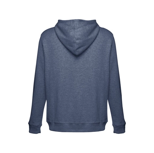 azul matizado THC AMSTERDAM. Sudadera para hombre, con cremallera y capucha