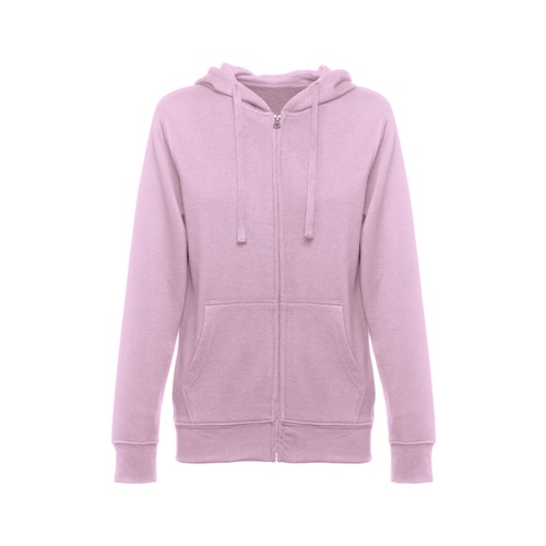 lila THC AMSTERDAM WOMEN. Sudadera para mujer, con cremallera y capucha