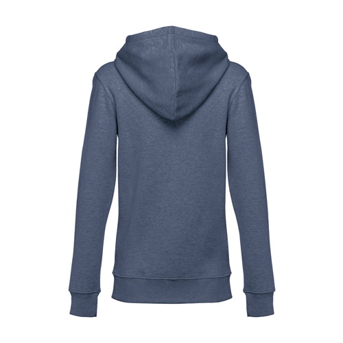 azul matizado THC AMSTERDAM WOMEN. Sudadera para mujer, con cremallera y capucha