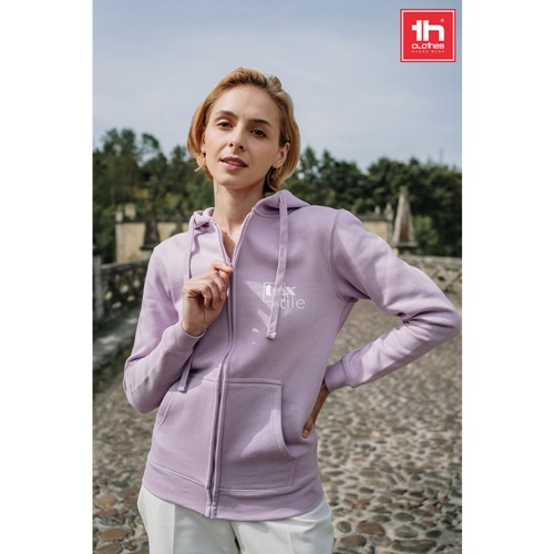 THC AMSTERDAM WOMEN. Sudadera para mujer, con cremallera y capucha
