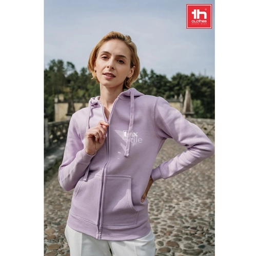 THC AMSTERDAM WOMEN. Sudadera para mujer, con cremallera y capucha