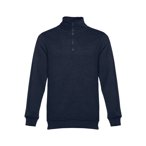azul marino THC BUDAPEST. Sudadera unisex