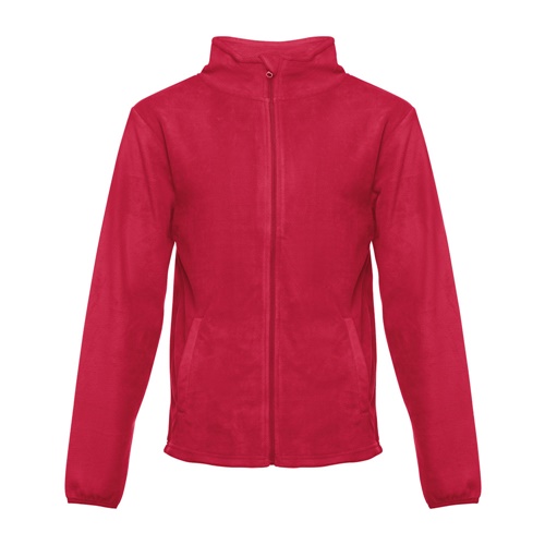 red THC HELSINKI. Chaqueta polar para hombre, con cremallera
