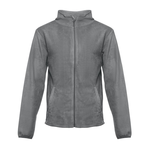 gray THC HELSINKI. Chaqueta polar para hombre, con cremallera