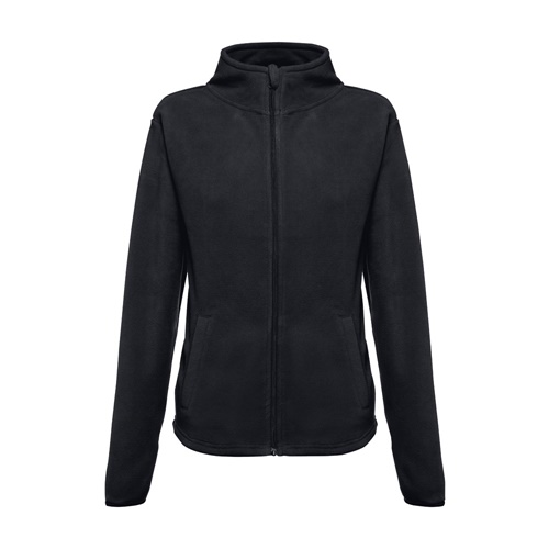 black THC HELSINKI WOMEN. Chaqueta polar para mujer, con cremallera
