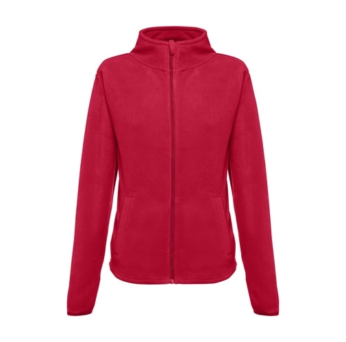 red THC HELSINKI WOMEN. Chaqueta polar para mujer, con cremallera