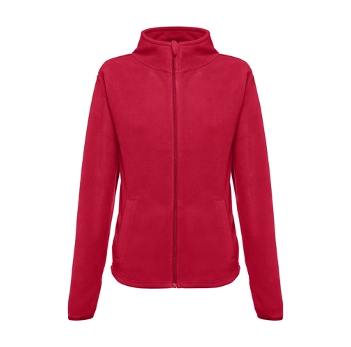 red THC HELSINKI WOMEN. Chaqueta polar para mujer, con cremallera