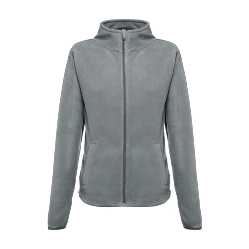 gray THC HELSINKI WOMEN. Chaqueta polar para mujer, con cremallera