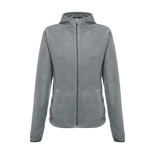 gray THC HELSINKI WOMEN. Chaqueta polar para mujer, con cremallera