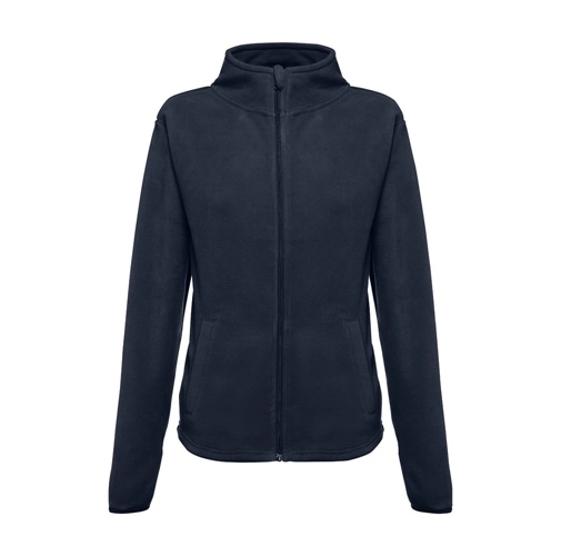 azul marino THC HELSINKI WOMEN. Chaqueta polar para mujer, con cremallera