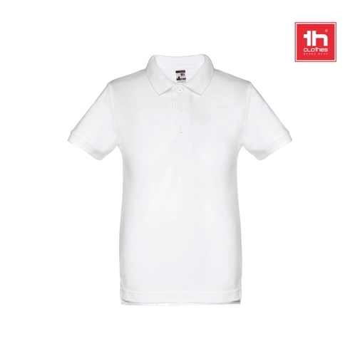 THC ADAM KIDS WH. Polo de niños unisex