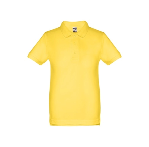 yellow THC ADAM KIDS. Polo de niños unisex