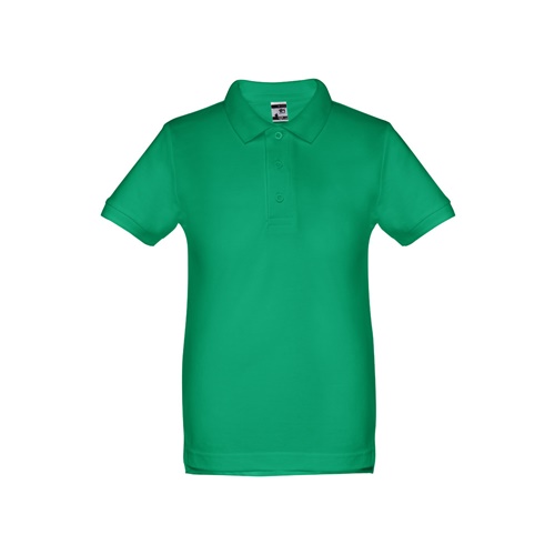 green THC ADAM KIDS. Polo de niños unisex