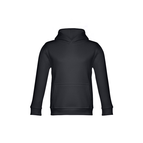 black THC PHOENIX KIDS. Sudadera unisex para niños, con capucha