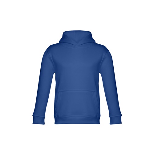 azul royal THC PHOENIX KIDS. Sudadera unisex para niños, con capucha