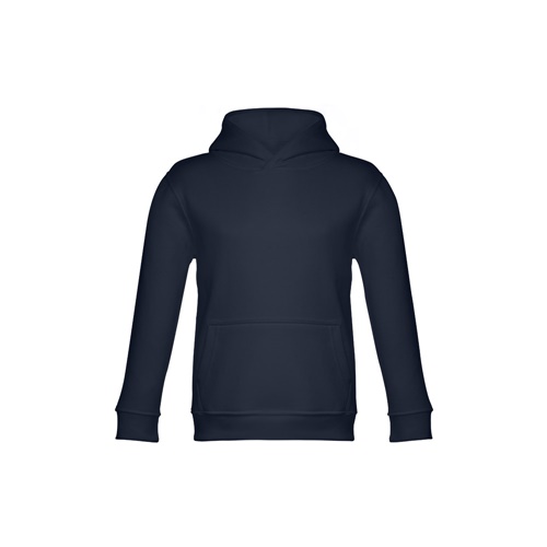 azul marino THC PHOENIX KIDS. Sudadera unisex para niños, con capucha