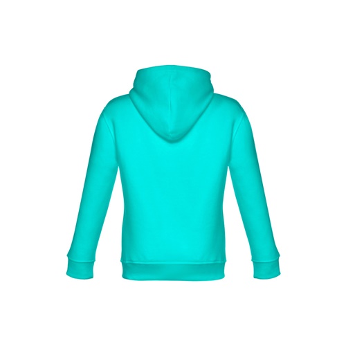 verde turquesa THC PHOENIX KIDS. Sudadera unisex para niños, con capucha