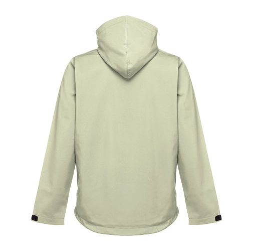 THC ZAGREB. Chaqueta softshell para hombre, con capucha removible