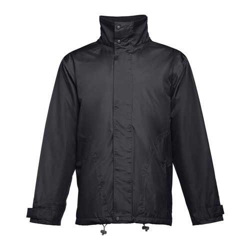 black THC LIUBLIANA. Parka unisex acolchada