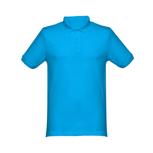 azul aqua THC MONACO. Polo de hombre