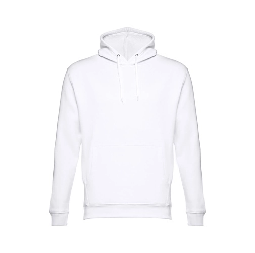 white THC PHOENIX WH. Sudadera unisex, con capucha