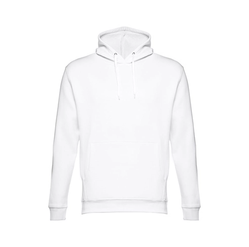 white THC PHOENIX WH. Sudadera unisex, con capucha