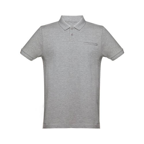gris claro matizado THC DHAKA. Polo de hombre