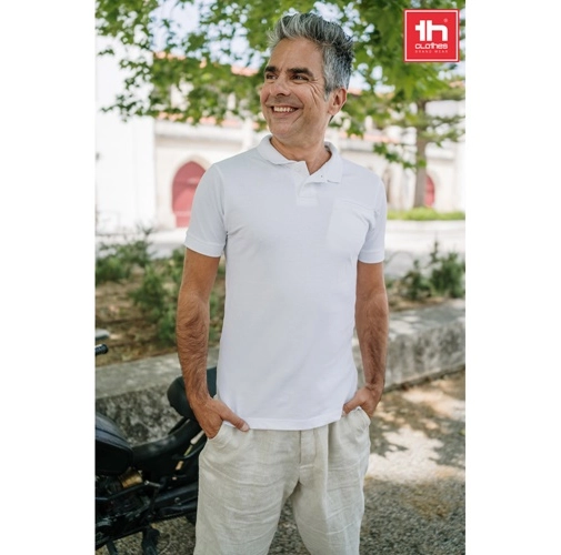 THC DHAKA WH. Polo de hombre