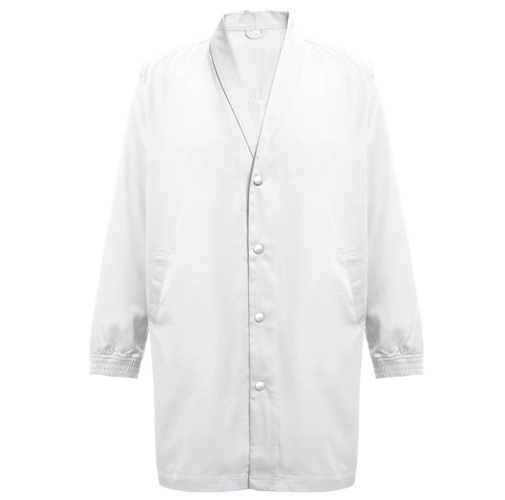 white THC MINSK WH. Bata de trabajo unisex