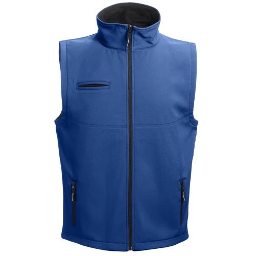 azul royal THC BAKU. Chaleco de softshell unisex