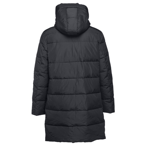 black THC BRUSSELS. Parka unisex acolchada