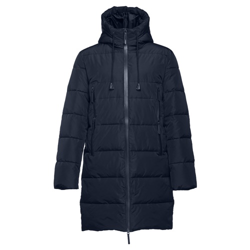 azul marino THC BRUSSELS. Parka unisex acolchada