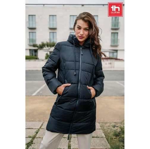 THC BRUSSELS. Parka unisex acolchada