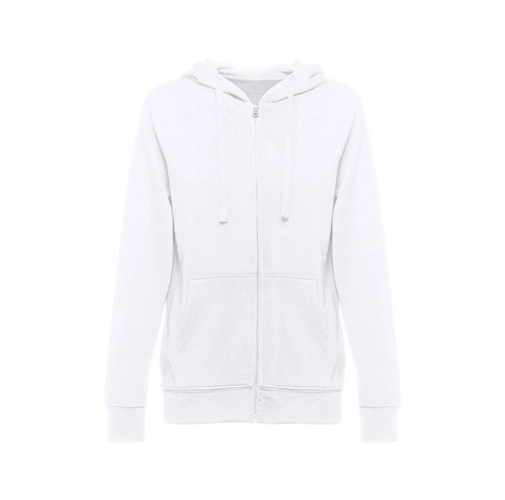 THC AMSTERDAM WOMEN WH. Sudadera de mujer con cremallera y capucha