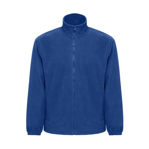 azul royal THC GAMA. Chaqueta polar unisex con cremallera